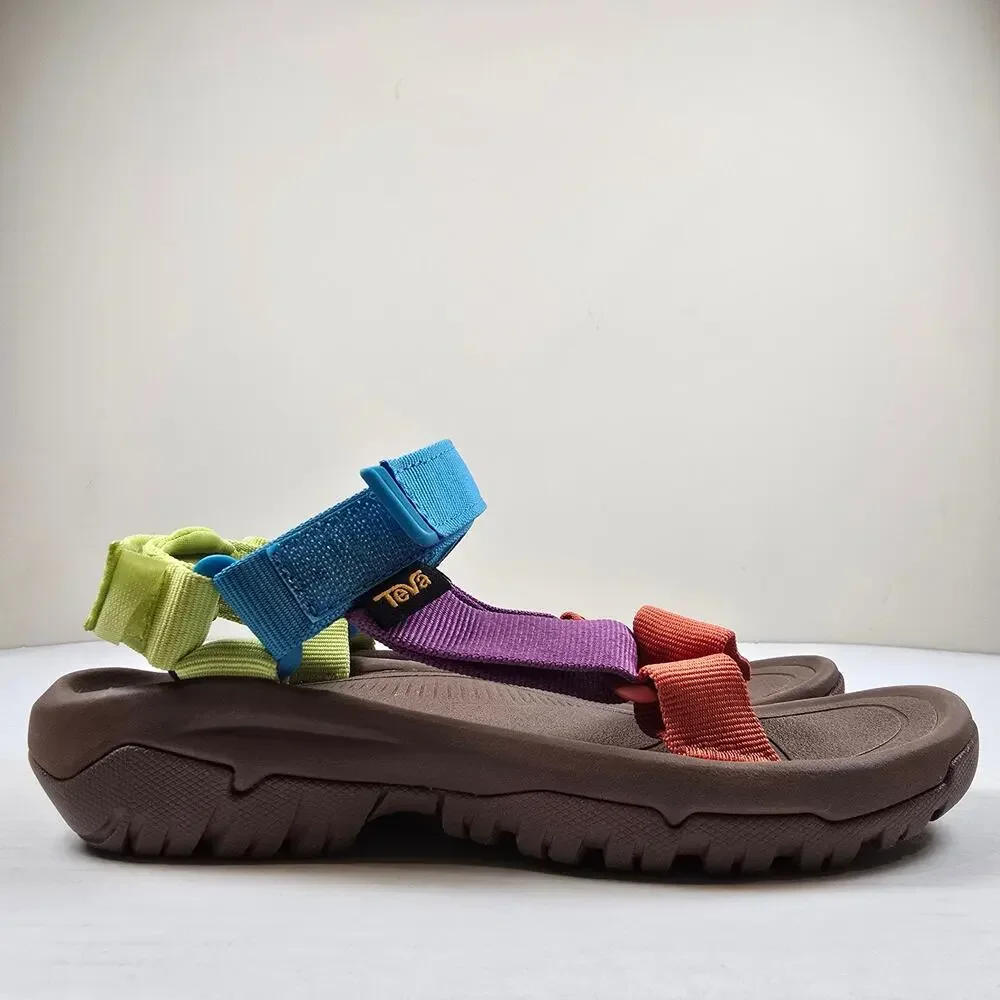 Teva Hurricane XLT2 Sport Sandals Womens Size 5 Explore Multi Colorful 1019235